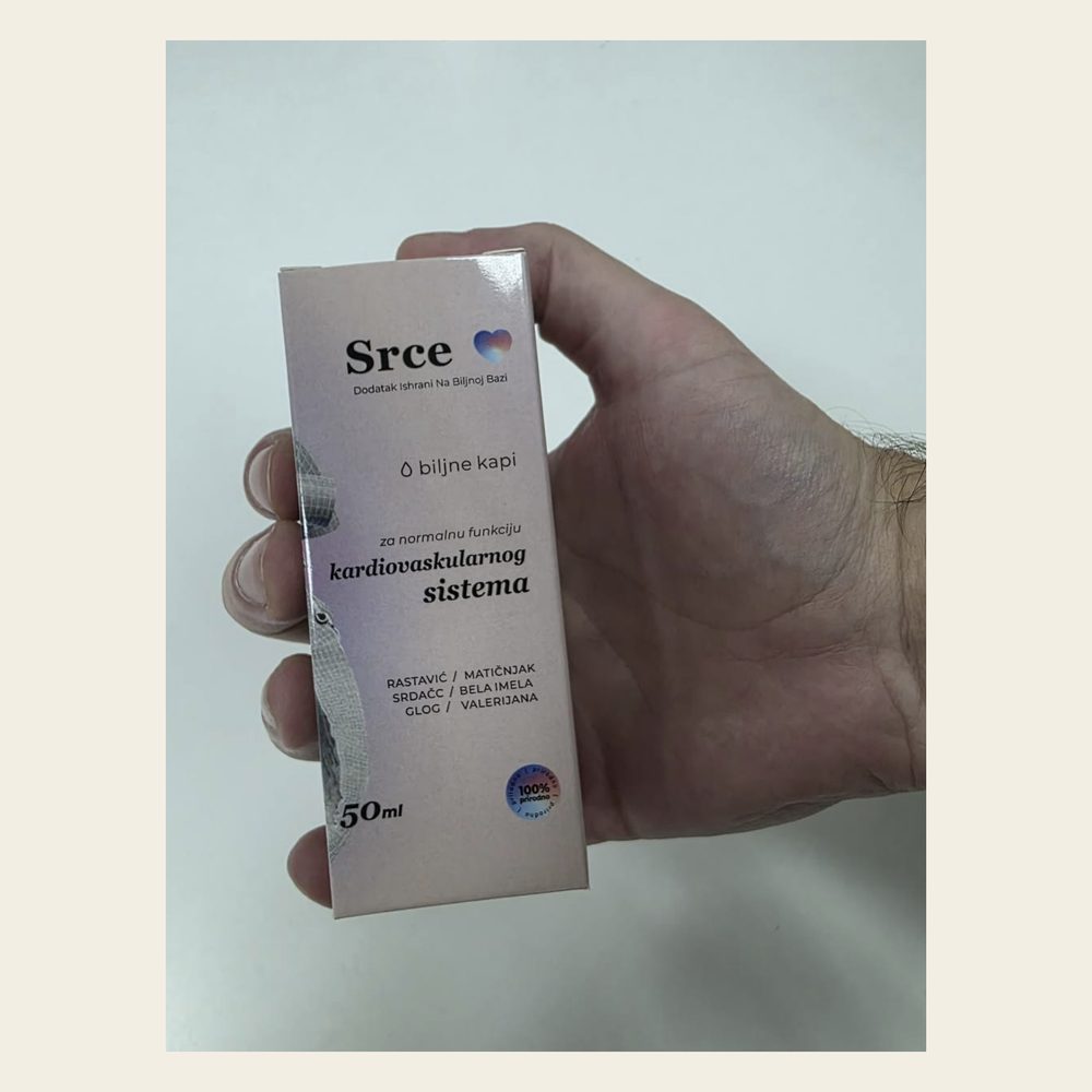 Srce — Biljne kapi za srce · 50 ml